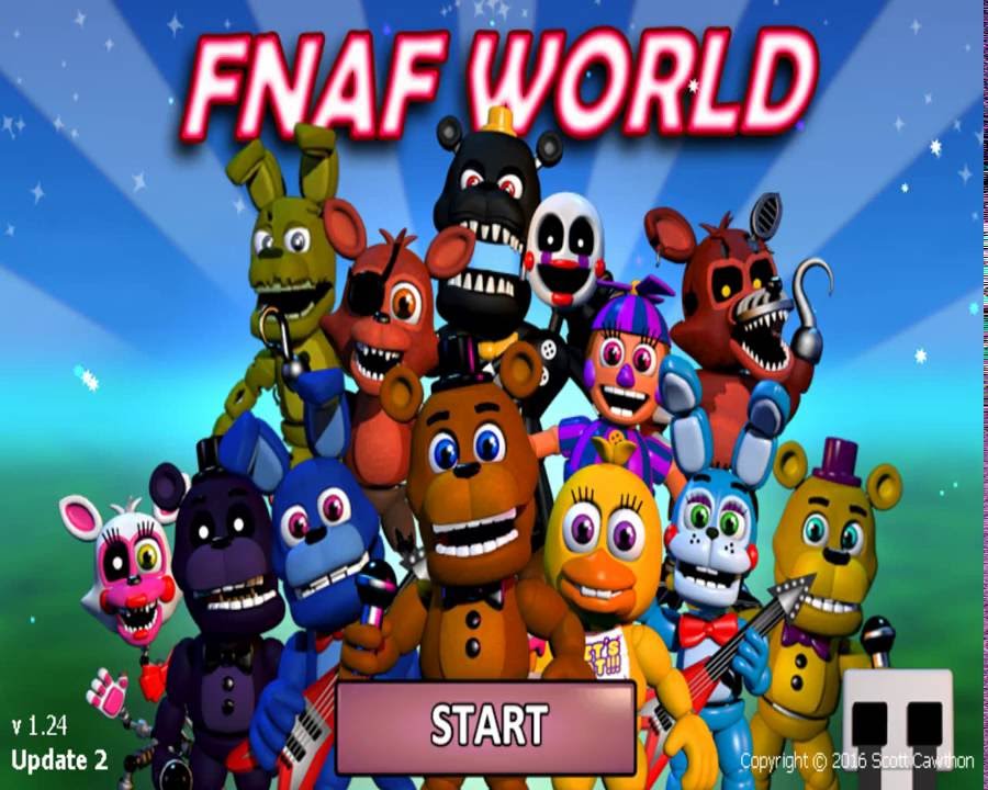Fnaf World Update 2 Back Grownd
